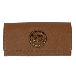 Michael Kors Fulton Leather Carryall Wallet   NEW
